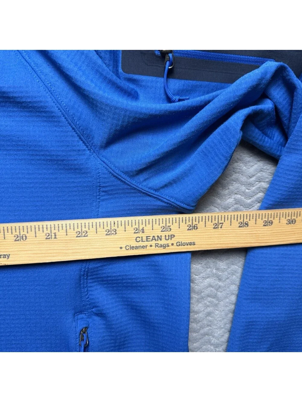 The North Face Jacket Men’s Sz XXL Blue Borod Gridded Fleece Full Zip